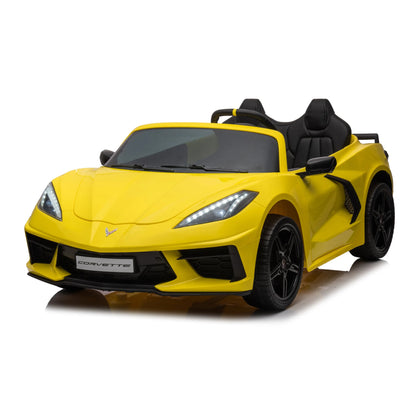 24V Chevrolet Corvette C8 2 Seater Ride on Car   Freddo Toys Canada