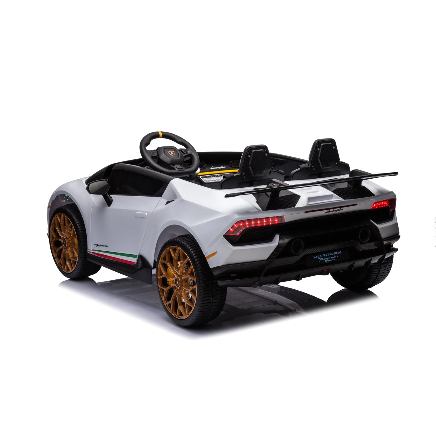 24V Lamborghini Huracan 2 Seater Kids' Electric Ride-On   Freddo Toys Canada