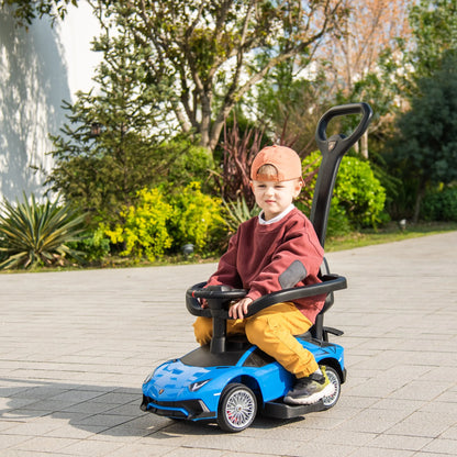 Lamborghini 3-in-1 Kids Push Ride On Toy Car   Freddo Toys Canada