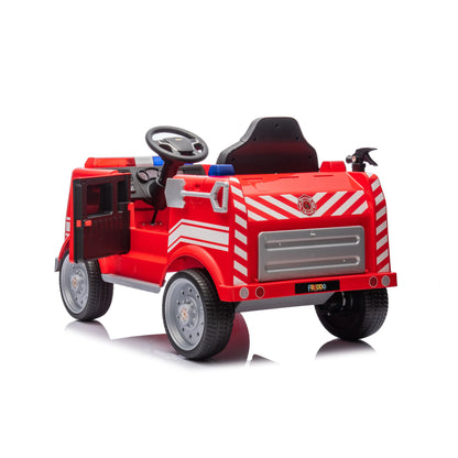 12V Freddo Fire Truck 1 Seater Ride on   Freddo Toys Canada